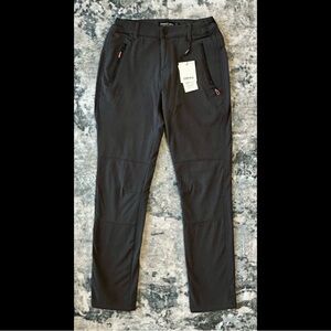Women's Black Fleece Lined hiking Pants